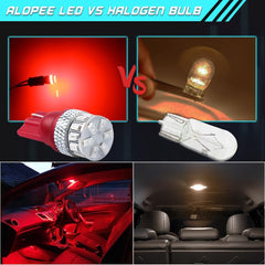 4パックT10194 1682825非常に明るい300Lumsウォームホワイト3000K第5世代非極性LEDライト12V-24V-18SMD3014マップドームナンバープレートダッシュボードサイドマーカーライトの車の交換