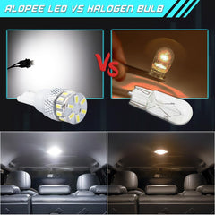 4パックT10194 1682825非常に明るい300Lumsウォームホワイト3000K第5世代非極性LEDライト12V-24V-18SMD3014マップドームナンバープレートダッシュボードサイドマーカーライトの車の交換