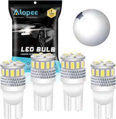 4パックT10194 1682825非常に明るい300Lumsウォームホワイト3000K第5世代非極性LEDライト12V-24V-18SMD3014マップドームナンバープレートダッシュボードサイドマーカーライトの車の交換