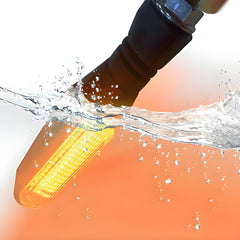 Alopee Sequential LED Motorcycle Turn Signals 12V - Flowing IP67 Waterproof Directional Lights (Front/Rear) High Visibility Univeral Fit for Dirt/Sport Bikes - (4-Pack)