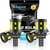 Alopee T10 W5W 501 LED Bulb, CANBUS Error Free Extremely Bright White 168 158 2825 Wedge for Car Dome Card Holder Courtesy License Plate Lights