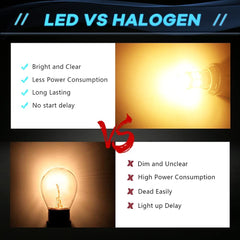 12パックBA15D1142ソフトウォームホワイト3000kLEDライト12V-DC、3014 54SMD車のインテリアRV照明用交換キャンピングカーターンシグナルライトランプテールバックアップバルブ