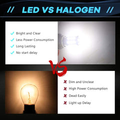 12パックBA15D1142明るい白色LEDライト12V-DC、AMAZENAR 5050 27SMD車のインテリアRVキャンパー照明用交換マリンボートターンシグナルライトランプテールバックアップバルブ