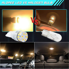 4パックT10194 1682825非常に明るい300Lumsウォームホワイト3000K第5世代非極性LEDライト12V-24V-18SMD3014マップドームナンバープレートダッシュボードサイドマーカーライトの車の交換