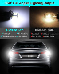 180Lumsブライトホワイト401424SMD LEDライトストック#194 168 158 2825 501 175 W5WバックアップライトマップドームマーカーライトナンバープレートライトCanbusエラーフリー、6個入りパック、DC12V。