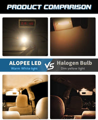 4パック1.25” 31MM DE31756428ウォームホワイト350ルーメン3020チップセット6SMD非極性Canbusエラーのないインテリアカーライト用LED花綱電球ナンバープレートドームマップドア提供:3000K