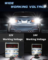 2パック1156BA15S 1141 1073 75061003カーリバース電球-12V-24V非常に明るい白950ルーメン283533 SMDLED電球-インテリアRVキャンパーテールバックアップライトの交換