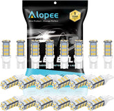 ALOPEE 921 LED Bulb Bright Warm White, T10 LED Bulb 42SMD 3014Chip, 921 Bulb, 194 2825 W5W 158 501 for RV LED Lights Interior RV Camper Light Bulbs DC 12V, Pack of 20