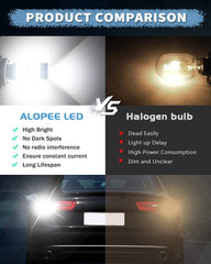 2パックホワイト1156BA15S P21W 7506 1141 1073LEDリバース電球-9V-28V非常に明るい1500ルーメン3014144 SMD(プロジェクター付き)-インテリアRVキャンピングカーテールバックアップライトの代替品