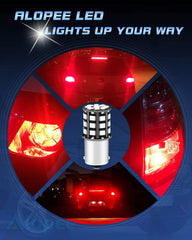 2パック1156BA15S 1141 1073 75061003カーブレーキ電球-12V-24V非常に明るい赤283533 SMDLED電球-テール電球の交換駐車電球